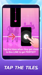 Kpop ピアノタイル: bts 音ゲー screenshot 8