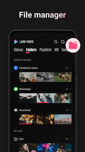 Lark ビデオプレーヤー: HD video screenshot