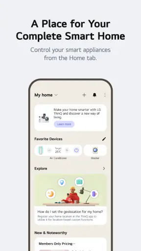 LG ThinQ screenshot