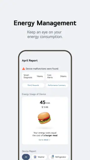 LG ThinQ screenshot
