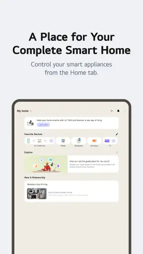 LG ThinQ screenshot