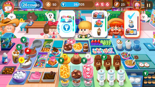 LINE シェフ かわいいクッキングゲームでレストラン経営！ screenshot 4