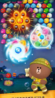 LINE バブル2 - シューティングパズル screenshot 2