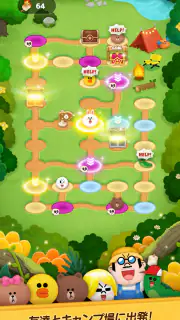 LINE バブル2 - シューティングパズル screenshot 7