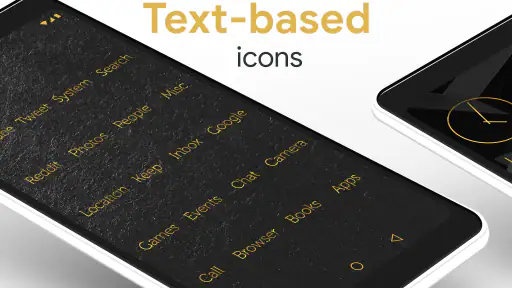 Lines Gold Pro - Icon Pack screenshot 6