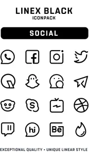 LineX Black Icon Pack screenshot 3