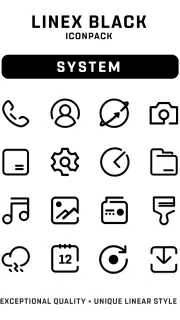 LineX Black Icon Pack screenshot 4