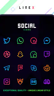 LineX Icon Pack screenshot 4