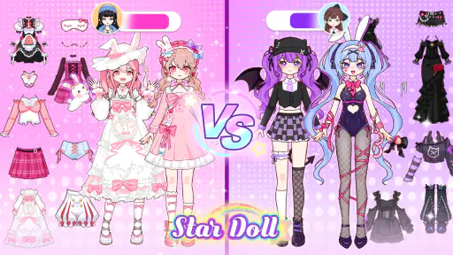 Star Doll: メイクゲーム & 着せ 替え ゲーム screenshot
