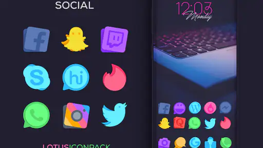 Lotus Icon Pack screenshot 6