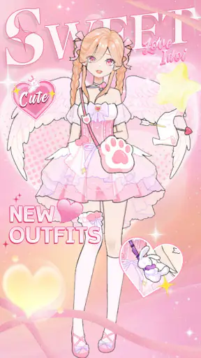Love Idol: 可愛い女の子の着せ替えメイクゲーム screenshot