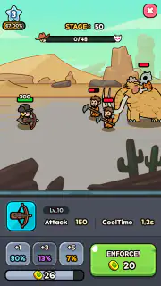Lucky Heroes! : Defense Game screenshot 2