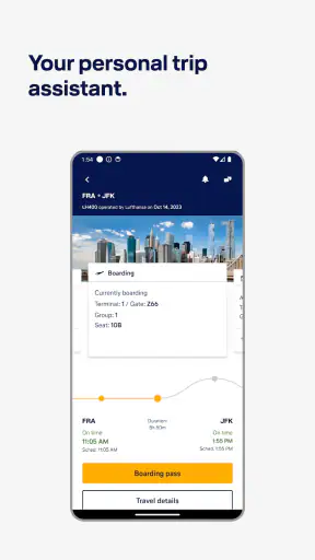 Lufthansa screenshot