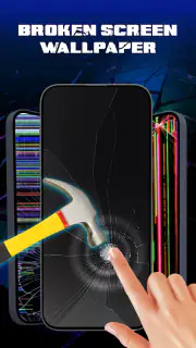 Magic Wallpaper: Broken Screen screenshot 1