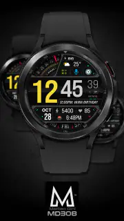 MD308 Digital watch face screenshot 4