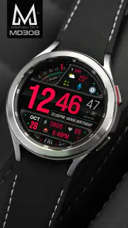 MD308 Digital watch face screenshot 6