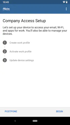 Microsoft Intune ポータル サイト screenshot