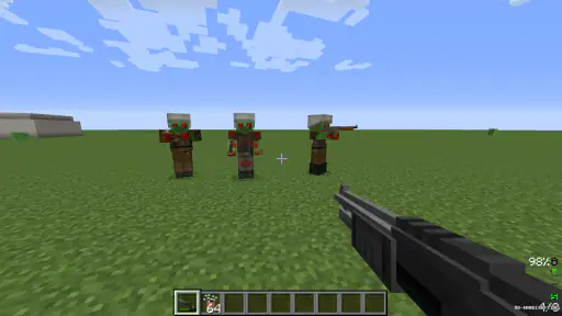 Minecraft PE2025用のGunsMods screenshot