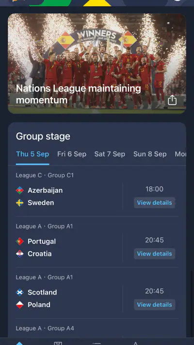 Nations League & Women's EURO screenshot 1