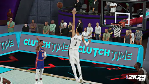 『NBA 2K25』の「マイチーム」アプリ screenshot