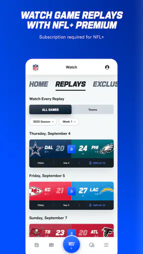 NFL screenshot
