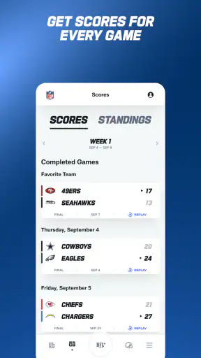 NFL screenshot
