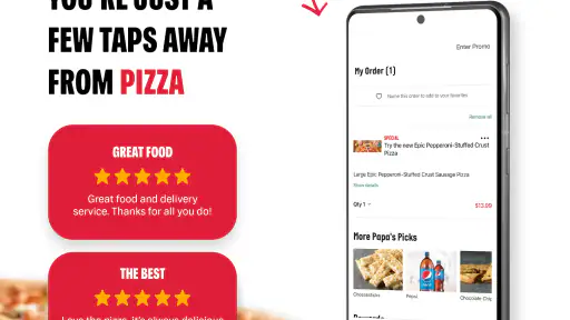 Papa Johns Pizza & Delivery screenshot