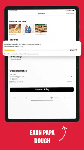 Papa Johns Pizza & Delivery screenshot