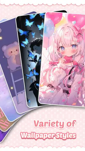 Pink Cute Hippo キーボード screenshot