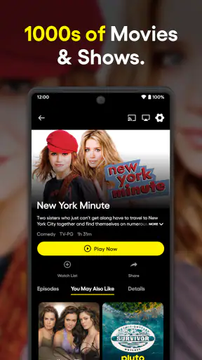 PlutoTV: Stream Free Movies/TV screenshot