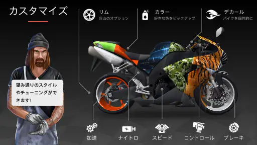 Racing Fever: Moto screenshot