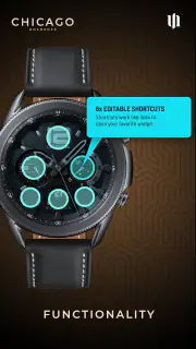 S4U Chicago Golden watch face screenshot 4