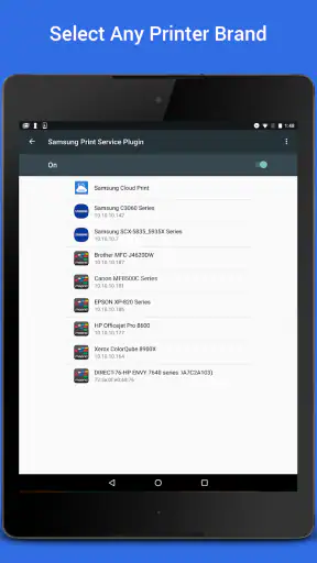 Samsung Print Service Plugin screenshot