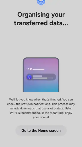 Samsung Smart Switch Mobile screenshot