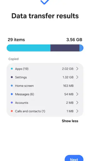 Samsung Smart Switch Mobile screenshot