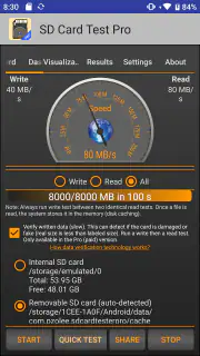 SD Card Test Pro screenshot 1