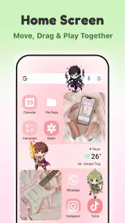 Shimeji anime: Pet On Screen screenshot 2