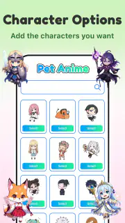 Shimeji anime: Pet On Screen screenshot 3