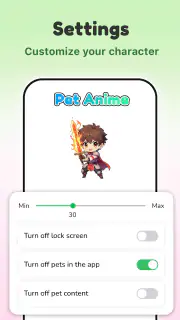 Shimeji anime: Pet On Screen screenshot 4