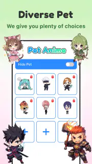Shimeji anime: Pet On Screen screenshot 7