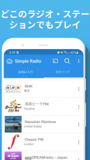Simple Radio - FM/AMラジオ局 screenshot 4