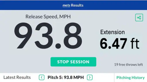 SmartPitch Speed Gun w Hitting screenshot 1