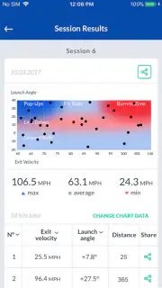 SmartPitch Speed Gun w Hitting screenshot 4