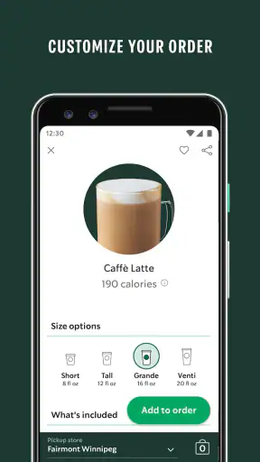 Starbucks screenshot