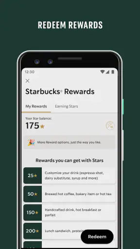 Starbucks screenshot