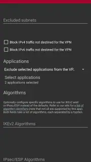 strongSwan VPN Client screenshot 6