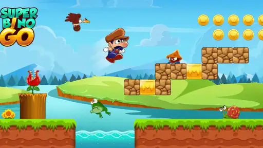 Super Bino Go:アドベンチャージャングルゲーム screenshot