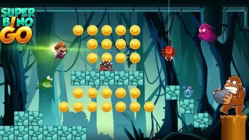 Super Bino Go:アドベンチャージャングルゲーム screenshot