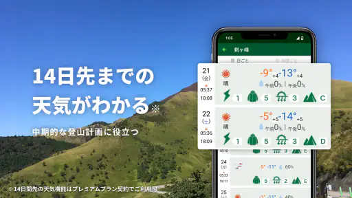 tenki.jp 登山天気 山の天気予報専門の登山アプリ screenshot 3