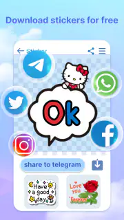 Tgsticker - sticker & kaomoji screenshot 4